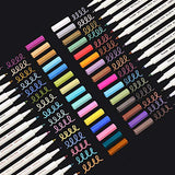 Sunshilor Metallic Markers Fine Point Metallic Marker Pens for Black Paper, Art Rock Painting, Easter Egg, Halloween Pumpkin, Card Making, Metal, Sunshilor