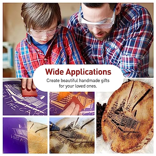 Torch Paste - The Original Wood Burning Paste | Made in USA | Heat Activated Non-Toxic Paste for Crafting & Stencil Wood Burning | Accurately & Torch Paste