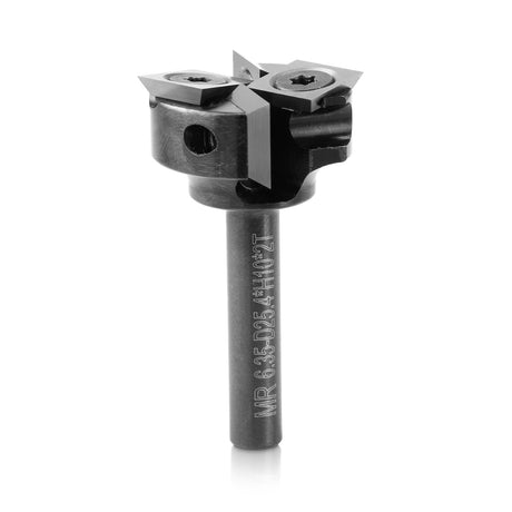 Genmitsu CNC Spoilboard Surfacing Router Bit 1/4" Shank, Slab Flattening Router Bit with 1" Cutting Diameter, 4 Flutes Insert Carbide Wood Planer Genmitsu