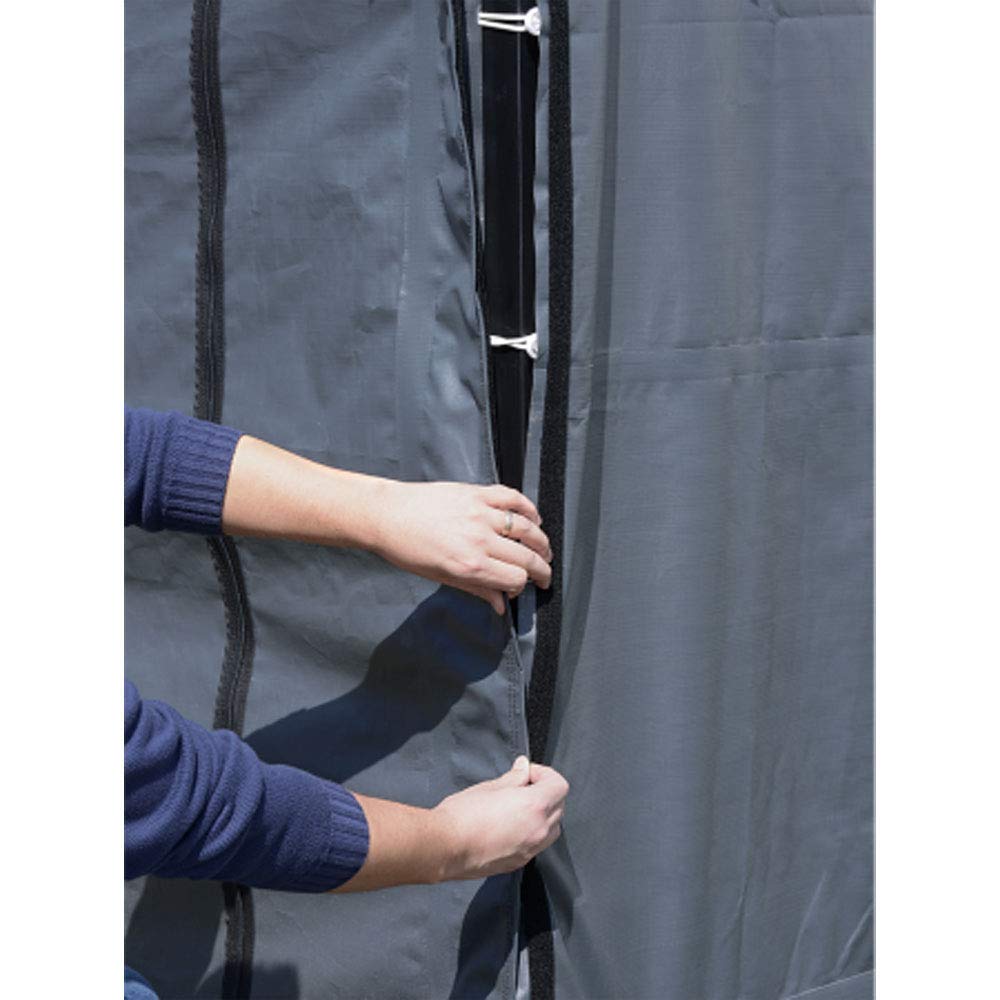 ARROW, Fabric Enclosure Kit for 12 x 20-ft Arrow Carports (Metal carport not included) Arrow