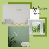 WEBEEDY Make 2 Dragonfly Glass Mosaic Kit Creativity DIY Mosaic Glass Kit for Kids Adults Include Glass Mosaic Tiles, Wooden Chips, Ribbon WEBEEDY