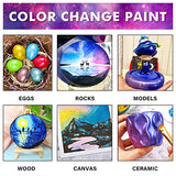 Shuttle Art Color Change Acrylic Paint Set, 16 Colors Chameleon Colors Acrylic Paint in Bottles (60ml/2oz), Non-Toxic for Artists, Beginners and Kids Shuttle Art