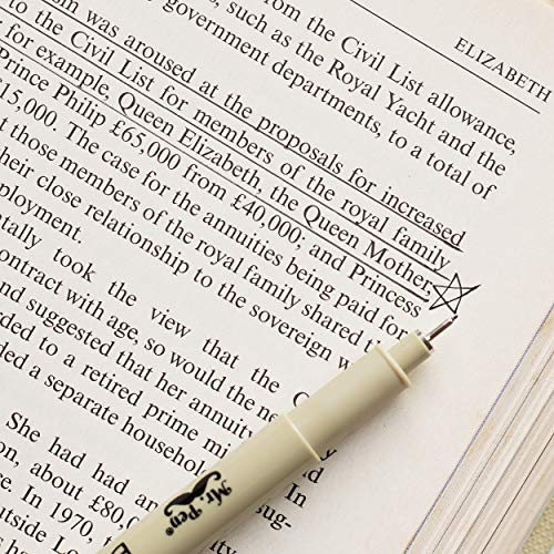 Mr. Pen- Drawing Pens for Artists, 8 Pack Black Multiliner/Fineliner Micro Anime / Sketch Pens, Line Art /Inking Pens, Fine Point Bible Journaling Mr. Pen
