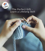 CraftLab Knitting Kit for Beginners, Kids and Adults Includes All Knitting Supplies: Wool Yarn, Knitting Needles, Yarn Needle and Instructions – CraftLab