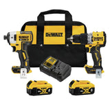 DEWALT 20V MAX XR BRUSHLESS 2 TOOL COMBO KIT (DCK249M2) DEWALT
