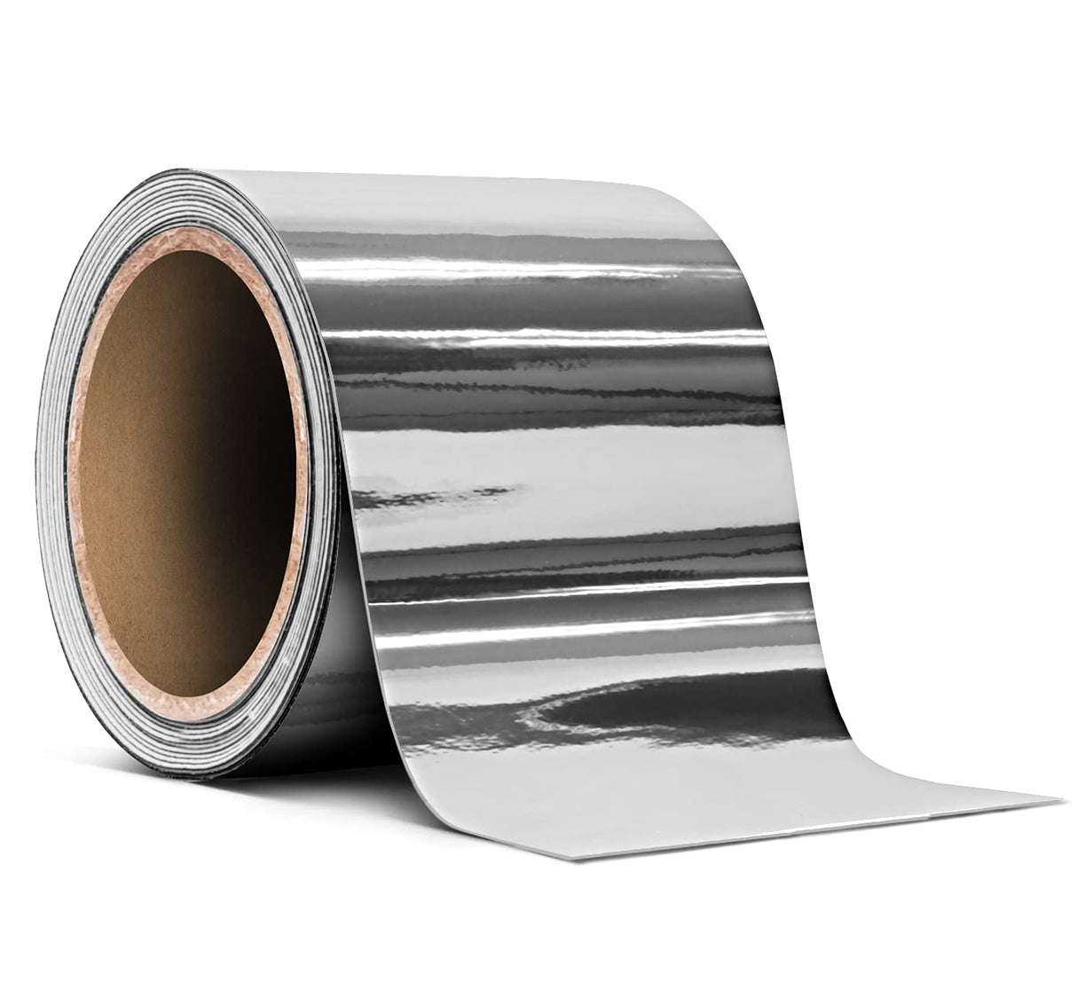 VViViD Gloss Silver Chrome Air-Release Vinyl Adhesive Tape Roll (3 Inch x 30ft) VViViD