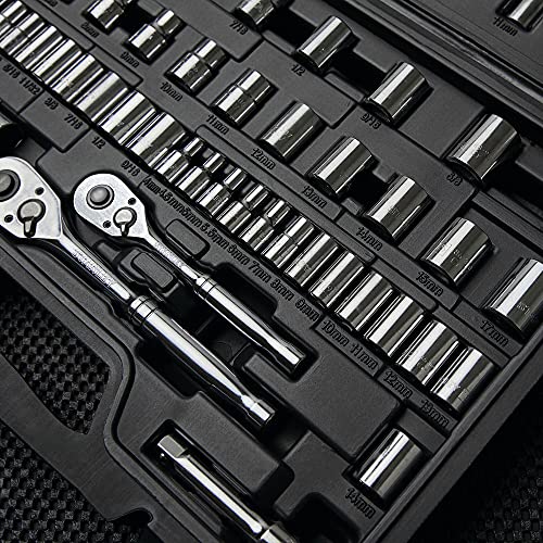 STANLEY Drive Socket Set, 85-Piece (STMT71651) Stanley