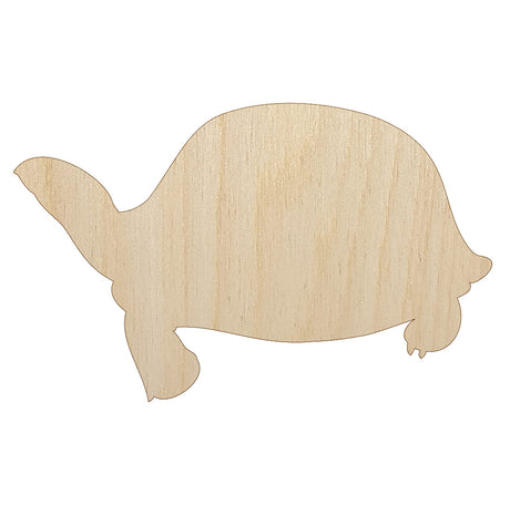 Tortoise Turtle Solid Unfinished Wood Shape Piece Cutout for DIY Craft Projects - 1/4 Inch Thick - 6.25 Inch Size Sniggle Sloth