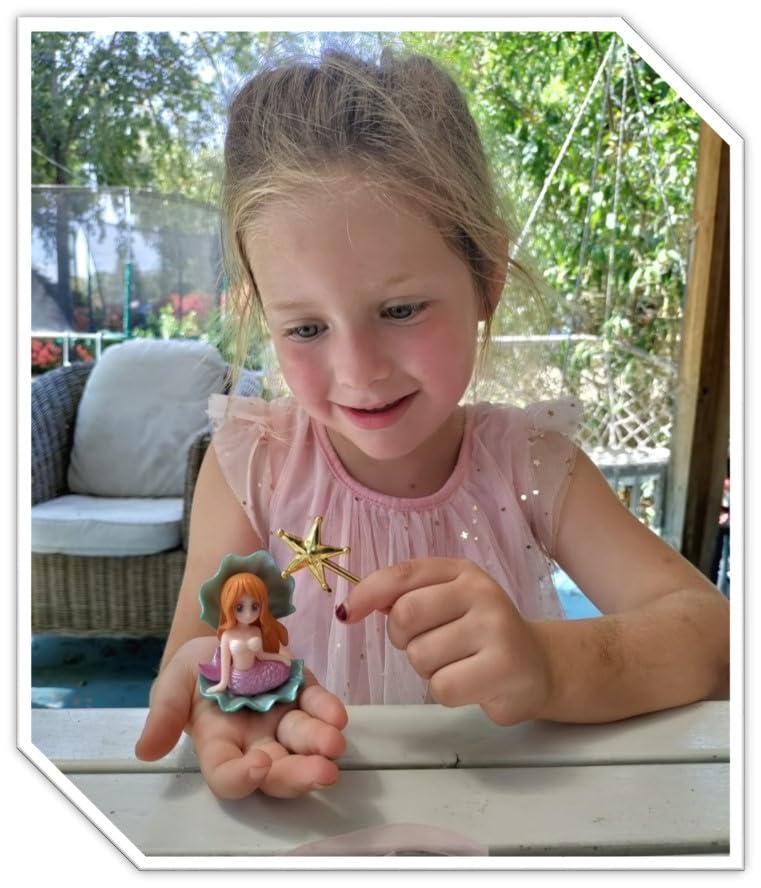 Make Your Own Mermaid Toy Night Light Lantern Jar Arts & Crafts For Girls, DIY Mermaid Gifts For Girls Ages 4 5 6-8 8-10 8-12 & Teens. Best Little 2Pepers