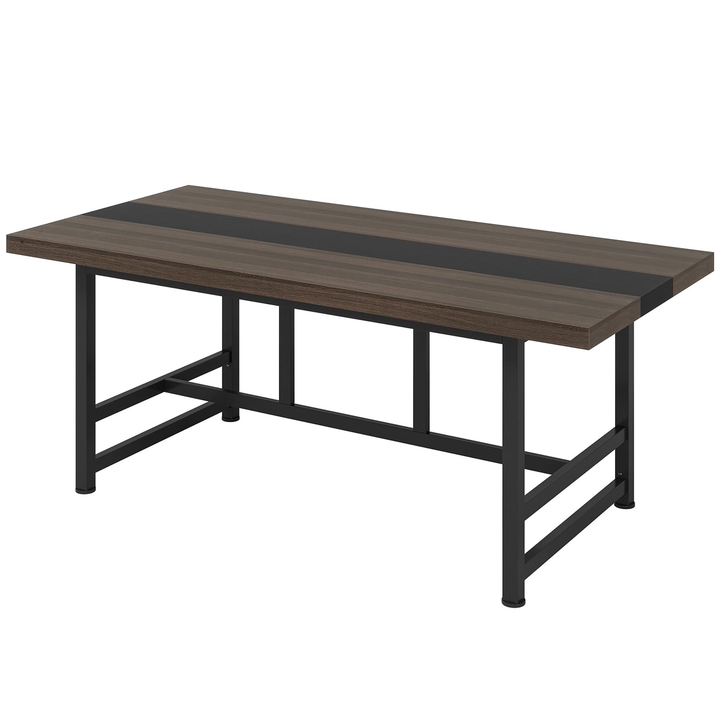 Tribesigns 6FT Conference Table, 70.86L * 31.49 W inches Meeting Table, Rectangular Seminar Table, Modern Conferernce Room Table, Large Computer Desk - WoodArtSupply