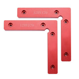 90 Degree Positioning Squares, 2x Aluminum Alloy Right Angle Welding Woodworking Carpenter Tool L Shape Corner Clamp for Picture Frame Box Cabinets Zerone