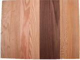 Domestic Exotic Variety Pack - Butternut, Coffee Nut, Walnut, Quarter Sawn Sycamore - 3/4" x 2" (8 Pcs) (3/4" x 2" x 24") Barrington Hardwoods