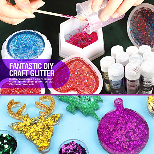 craft glitter for resin art crafts