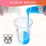 NASUBI Silicone Mold Making Kit 70.4oz,15A Non-Toxic Safe Liquid Silicone Rubber for Mold Making,4.4LB Mixing 1:1 by Weight Fast Curing Silicone NASUBI