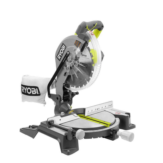 Ryobi 10 in. Compound Miter Saw with10 IN. LED TS1346 (renewed) - WoodArtSupply