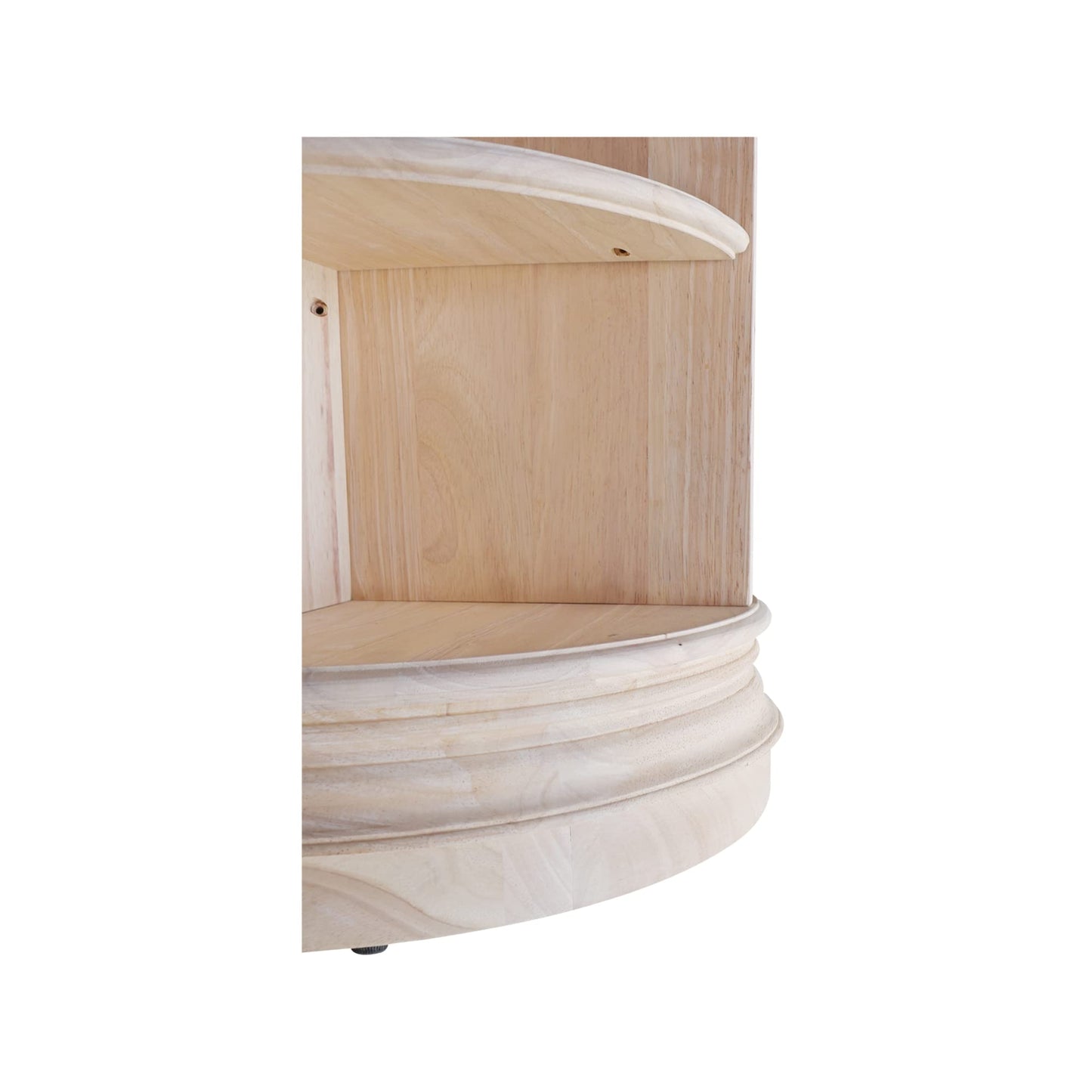 IC International Concepts End Table, Unfinished - WoodArtSupply