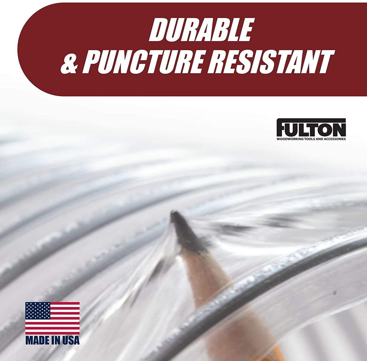 4" x 20’ Ultra Flex Clear Vue Heavy Duty PVC Dust Debris and Fume Collection Hose MADE IN USA! Fulton Woodworking Tools