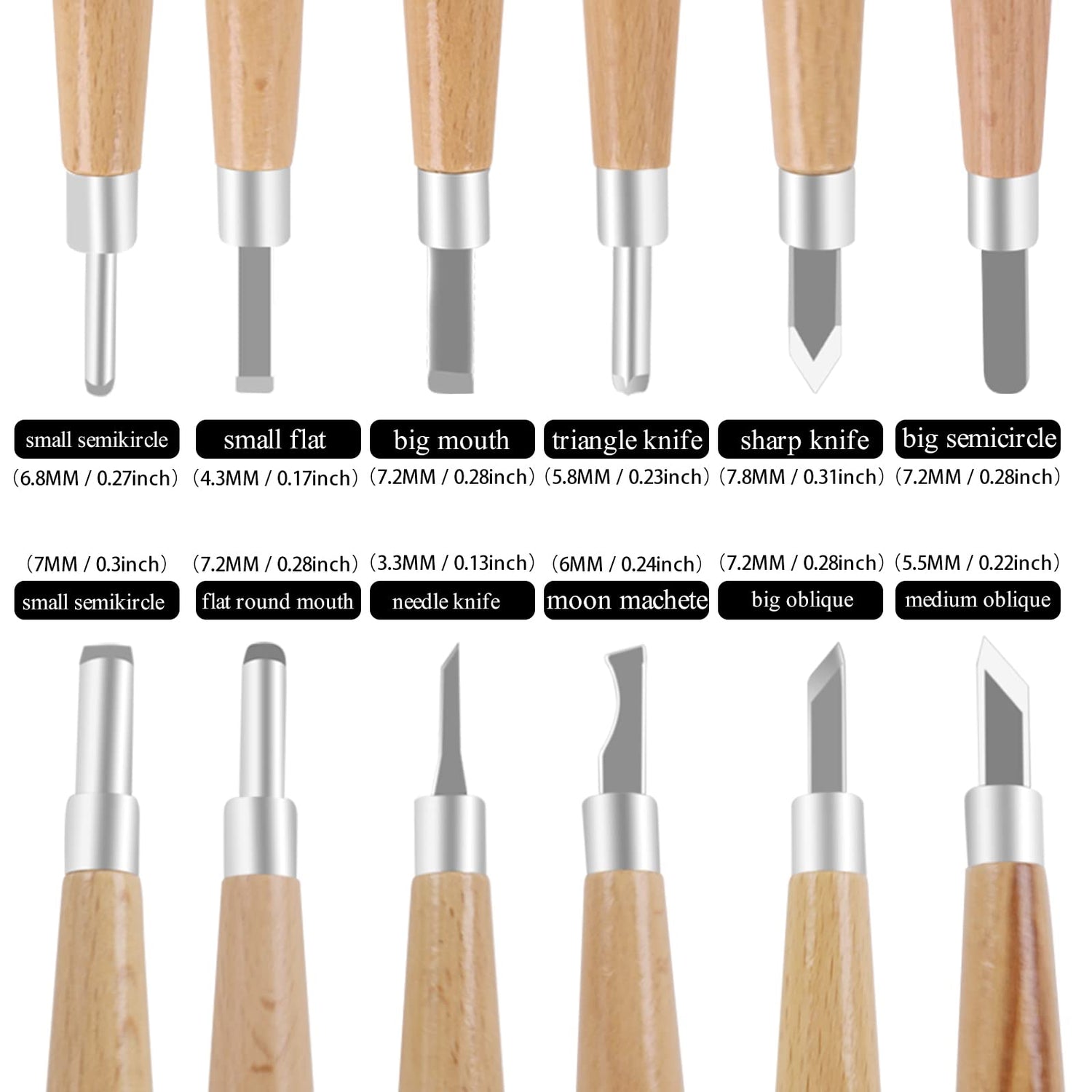 31-in-1 Wood Whittling Kit Wood Carving Knife Set Beginner Kit with Basswood Wood Blocks alloy steel with Canvas Case for Hobbyist craft supplies MAXMAN