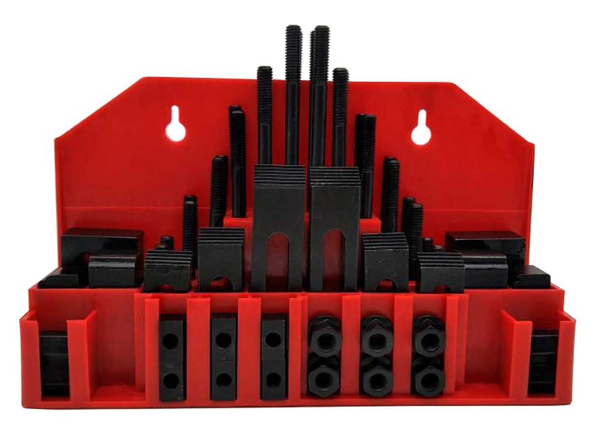 58Pc T-Slot Clamping Kit Mill Machinist Set Table Slots: 1/2" LLDSIMEX