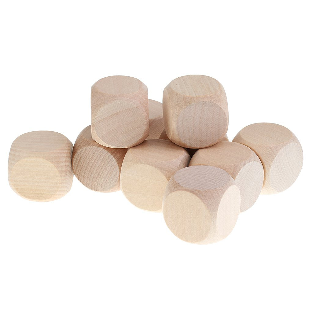 Large Blank Wooden Blank 40mm for DND MTG Toys Harilla