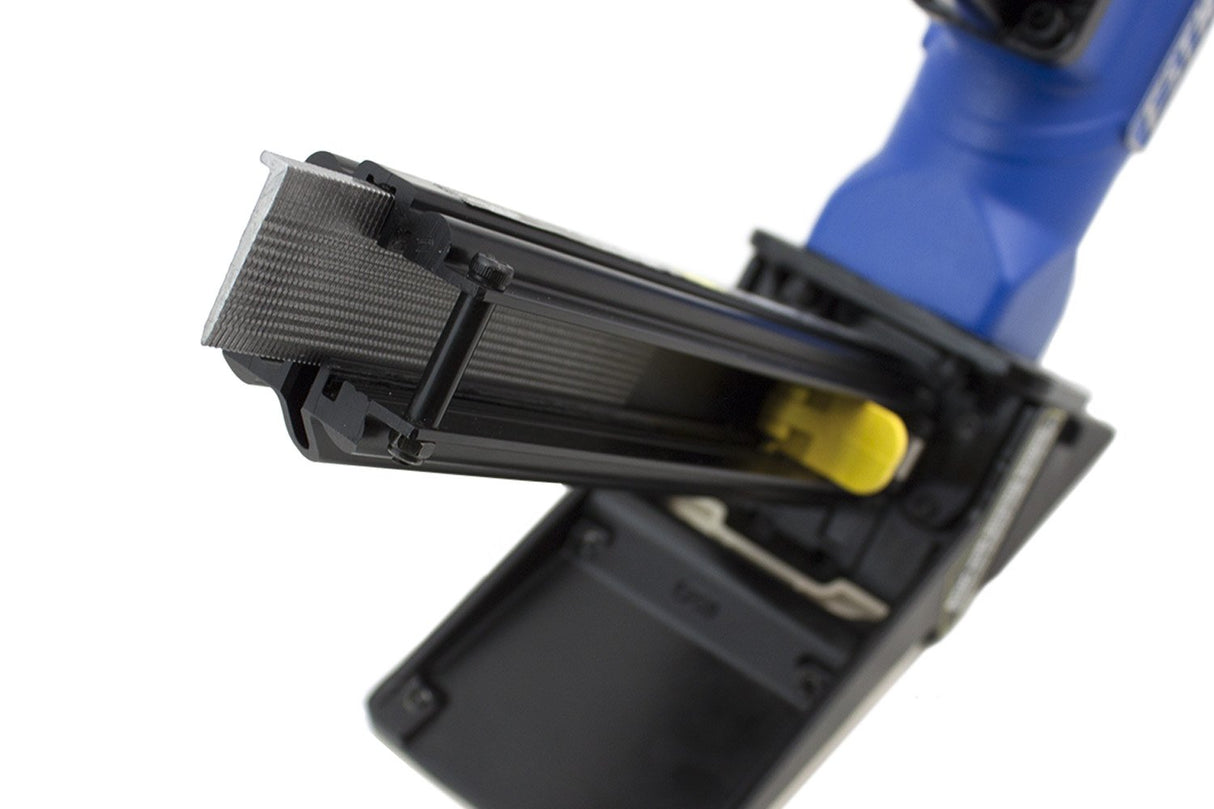 Estwing EF18GLCN Pneumatic 18-Gauge 1-3/4" L-Cleat Flooring Nailer Ergonomic and Lightweight Nail Gun with No-Mar Baseplates for Tongue and Groove, Estwing