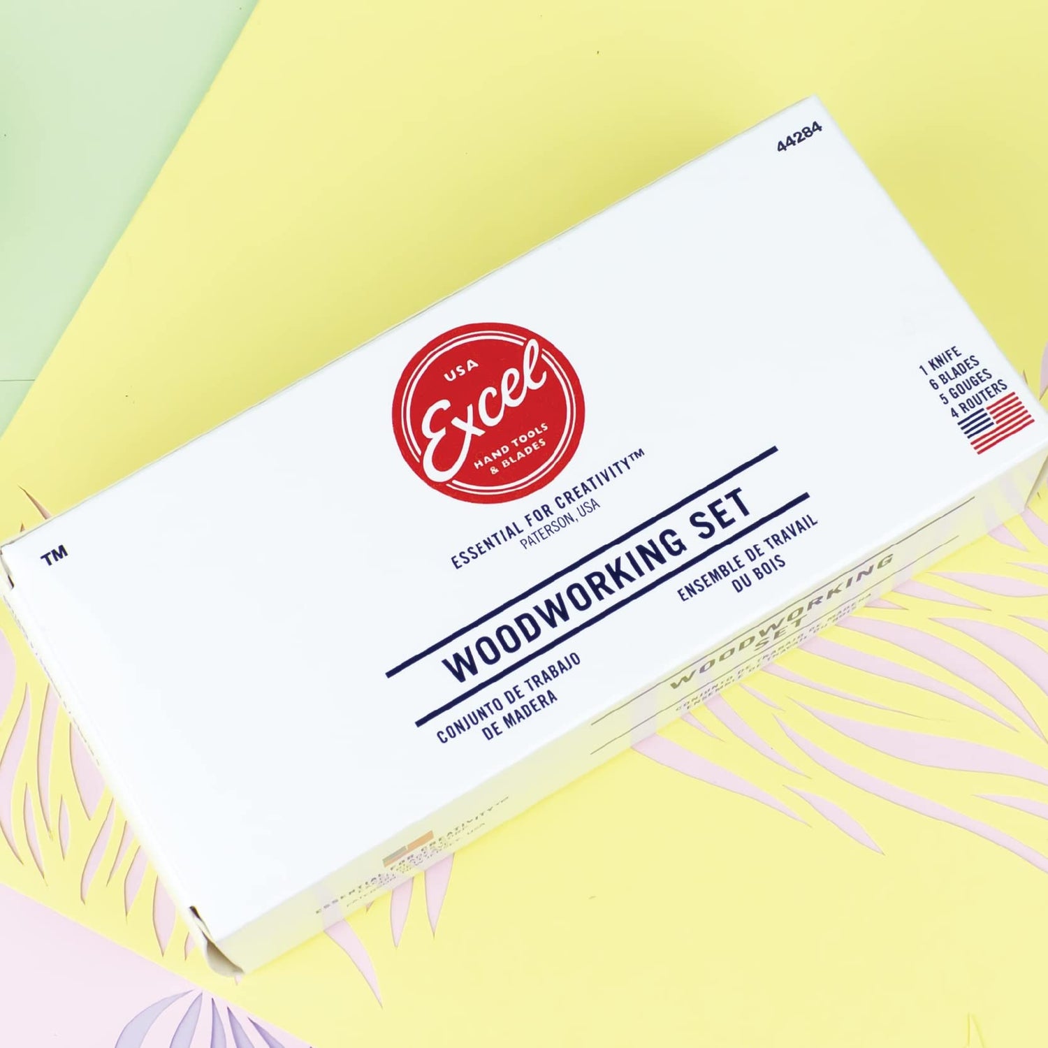 Woodworking Knife Set by Excel Blades - Precision Wood Carving Knife Set For Wood Carving, Scrapbooking, Model Kits and More - Craft Knife Bulk Set Excel Blades