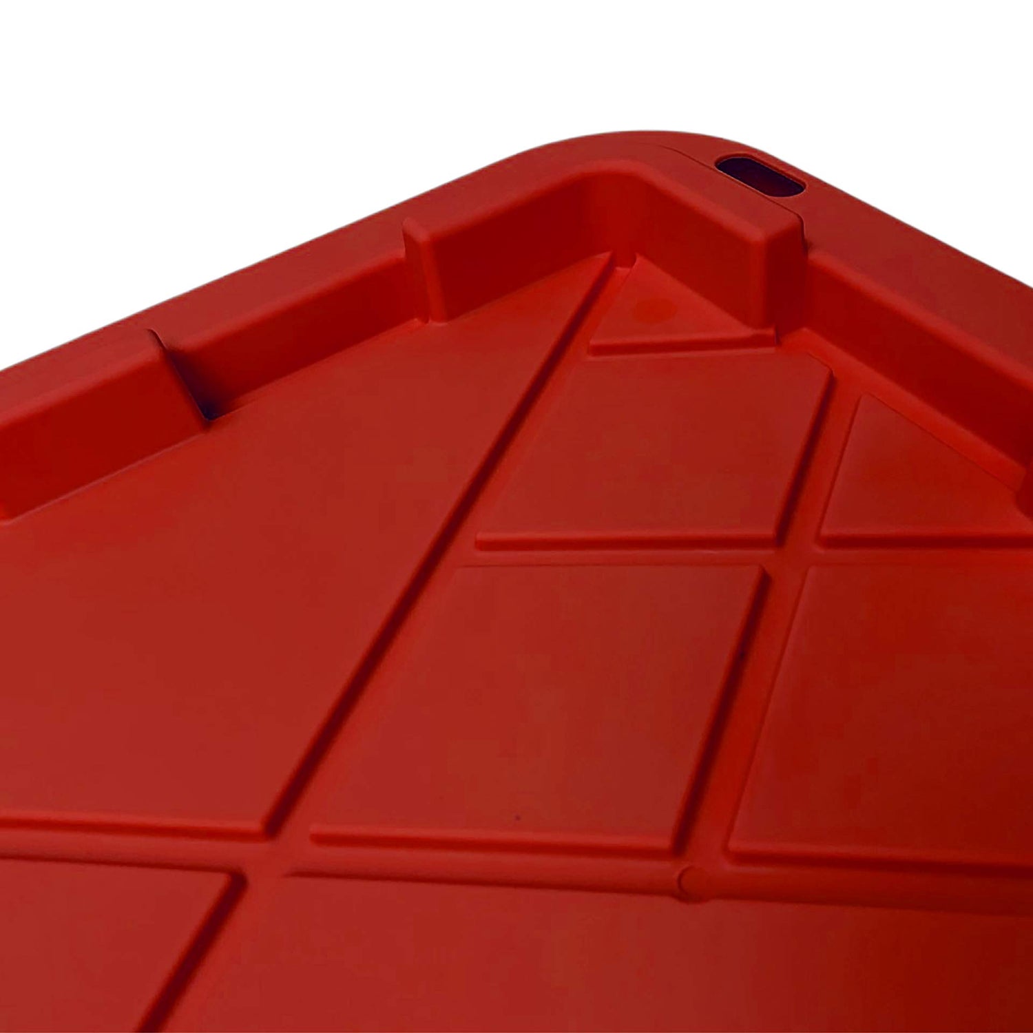 MonsterRAX 27 Gallon Storage Bins - Stackable, Lockable, 5-pack (Red) MonsterRAX Storage Solutions