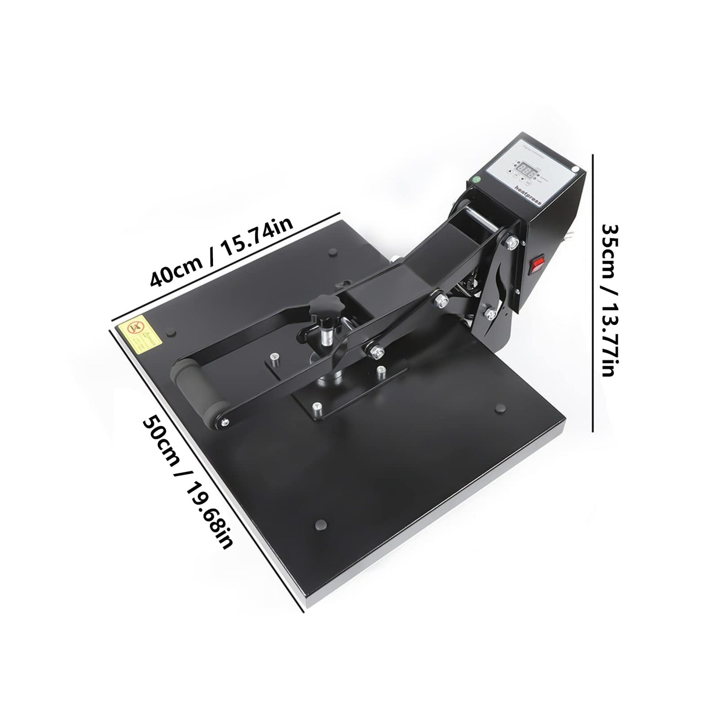 Heat Press Machine, Auto Open Clamshell Heat Press Pad Transfer Machine with 16''x20'' Heat Pad Large Size 1400W T-Shirt Sublimation Heat Press