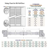 Closet Door, Bi-fold, Louver Louver Plantation (36x80) Kimberly Bay