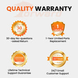 Forward 8-Inch Bench Vise Ductile Iron with Channel Steel and 360-Degree Swivel Base HY-30808-8In (8") Forward