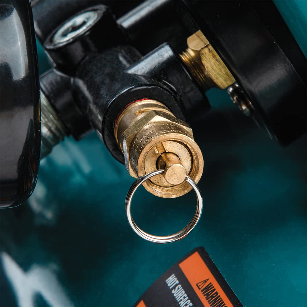 Makita MAC100Q Quiet Series, 1/2 HP, 1 Gallon Compact, Oil-Free, Electric Air Compressor Makita