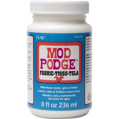 Mod Podge Eight Fabric, 8-ounce, Transparent, 8 Fl Oz Mod Podge