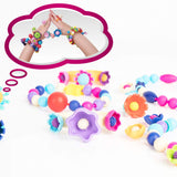BIRANCO. Pop Beads, Jewelry Making Kit - Arts and Crafts for Girls 3-7 Years Old, Snap Beads Toys - Necklace, Bracelet, Ring Creative DIY Set - 520 BIRANCO.