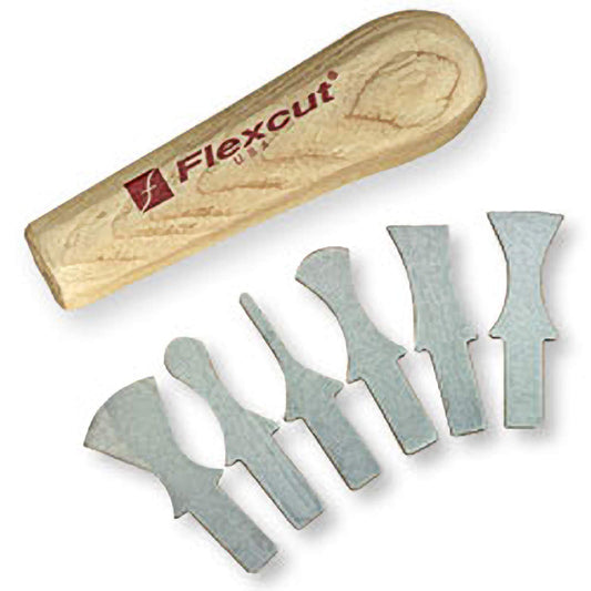 Flexcut Woodworker/Carver Profile Scrapers - WoodArtSupply