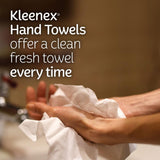 Kleenex Expressions Disposable Paper Hand Towels, 6 Boxes, 60 Towels per Box (360 Total Hand Towels), Packaging May Vary Kleenex