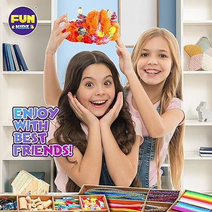 Unicorn Journal Kit for Girls 8-12, FunKidz Scrapbook Set for Teens Diary Kit for Girls Gift