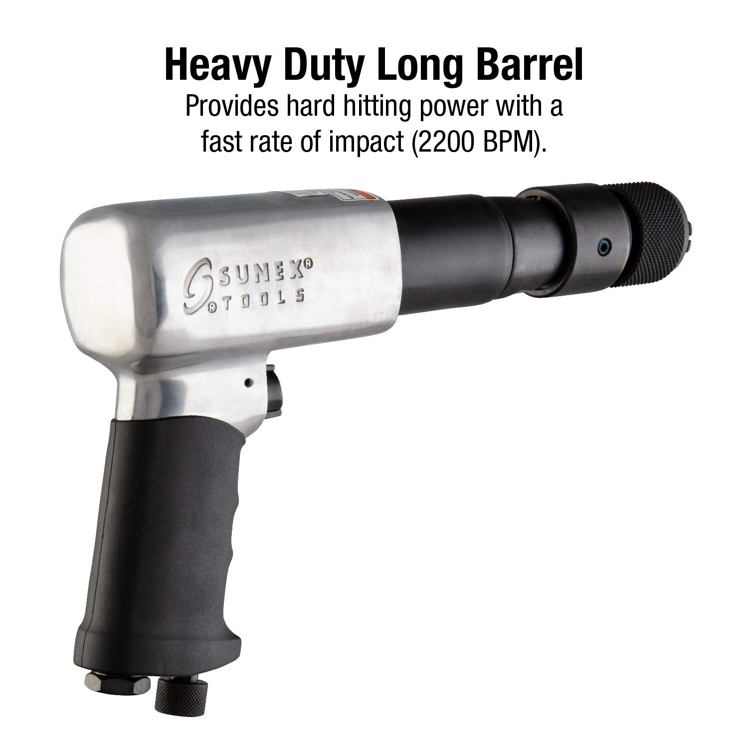 SUNEX TOOLS SX243 Hd 250-Mm Long Barrel Air Hammer - WoodArtSupply