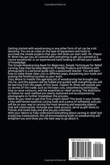 The Simple Woodcarving Book for Beginners: Simple Techniques for Relief Carving, Easy Step-by-Step Beginner-Friendly Projects, and Patterns with WoodArtSupply