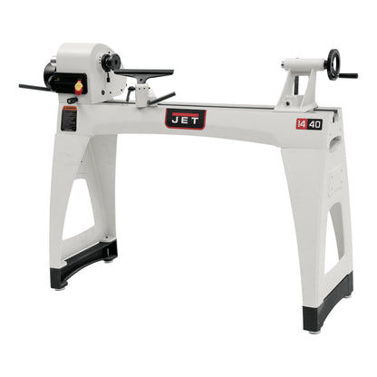 JET 14" x 40" Variable-Speed Woodworking Lathe, 1 HP, 1Ph 115/230V (JWL-1440VSK) - WoodArtSupply