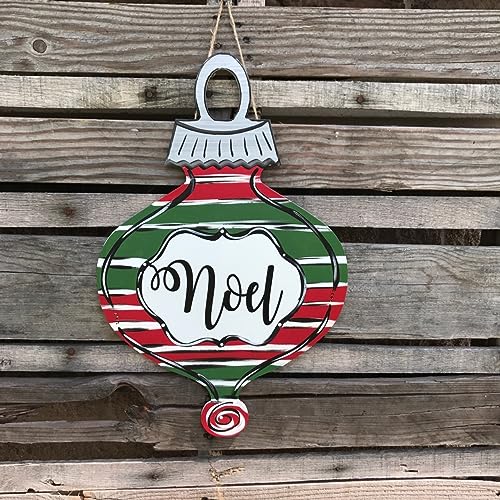 Christmas Ornament 2 Unfinished Cutout, Wooden Shape, Paintable MDF Build-A-Cross