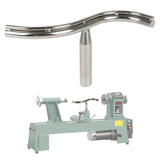 Copgge S Curved Lathe Tool Rest for Wood Lathe Special Shaped Bowl Turner Tool Rest Bowl Turning Tool Holder Lathe Tool Base Curve Bowl Rest Bar Copgge