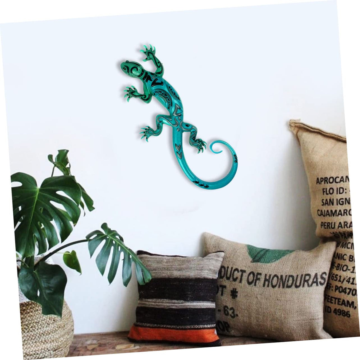 VILLCASE Gecko Decoration Mold Chocolate Making Silicone Resin for DIY Use DIY Gecko Wall Decor Wall Craft Molds Gecko Silicone Wall Art Craft Resin VILLCASE