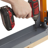 Bora Portamate PM-3300T Steel Folding Sawhorses – Set of 2 Heavy Duty Stands – Pre-Assembled, Orange, 33" Bora