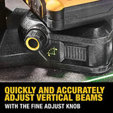 DEWALT 20V/12V MAX Laser Level Kit, 3 x 360, Green (DCLE34030G) DEWALT