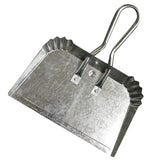 Set of 2 Extra Large Industrial Metal Dustpan | Doesn't Bend & Extra Wide for Large Easy Clean Ups | Lightweight & Rustproof | Precision Edge for LavoHome