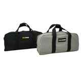 MELOTOUGH Utility Tool Tote bag Combo Kit-Includes 2 Medium Tool Organizer Bags for Electrician, Plumbing, Gardening, HVAC & More (Black&Grey) MELOTOUGH