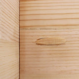 AUTOTOOLHOME 100 Pack Solid Wood Pocket Hole Plugs Pine for Pocket Hole Jig Woodworking Tool with a Storage Case(100) AUTOTOOLHOME