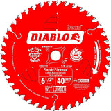 Diablo 6-1/2-Inch x 40-Tooth ATB Precision Finishing Saw Blade Bundle (2-Pack) Diablo