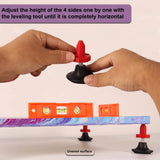 𝗟𝗢𝗣𝗔𝗦𝗔 Adjustable Canvas Support Stands for Acrylic and Epoxy Pouring Paint, Cabinet Door Elevated and Canvas Feet Risers for Paint Clean (4pcs) LOPASA