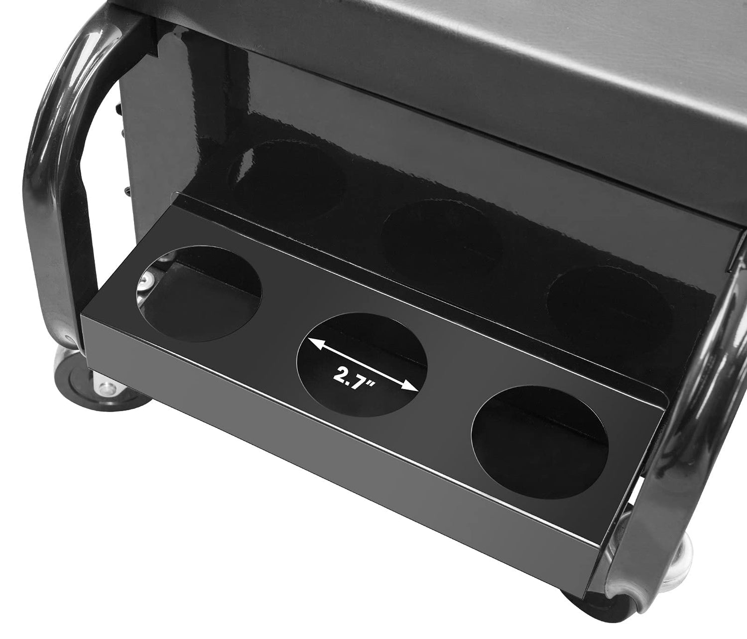 ROAD DAWG APD2016AD Torin Rolling Tool Chest/Tool Box with 3 Drawers and Wheels, Padded Mechanic Stool Creeper Seat, Black ROAD DAWG